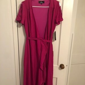 Brand new Lulus wrap dress